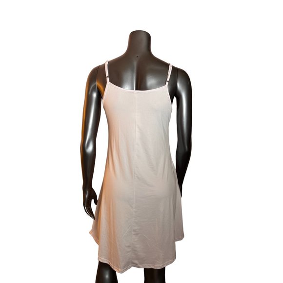 NWT Spaghetti Strap Button Down V Neck Flowy Dress With Pockets S - Picture 3 of 9